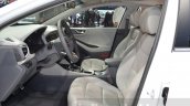 Hyundai Ioniq Hybrid front cabin at the 2016 Geneva Motor Show Live