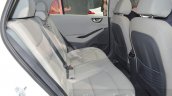 Hyundai Ioniq Hybrid rear seats at the 2016 Geneva Motor Show Live