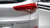 Hyundai Tucson badge at 2016 Geneva Motor Show