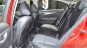 Infiniti Q50 Hybrid rear seat at the 2016 Geneva Motor Show