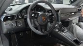 Porsche 911 R steering wheel at the 2016 Geneva Motor Show