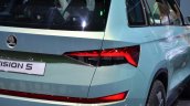 Skoda VisionS SUV concept taillamp 2016 Geneva Motor Show Live