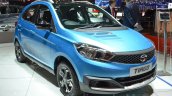 Tata Tiago front three quarters at Geneva Motor Show 2016