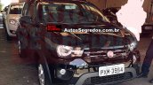 Undisguised Fiat Mobi Way front photographed up close
