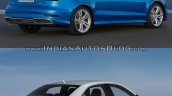 2016 Audi A3 Sedan vs. 2013 Audi A3 Sedan rear three quarters