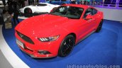 2016 Ford Mustang at Auto China 2016 front three quarters left side