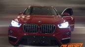 BMW X1 long-wheelbase front spy shot