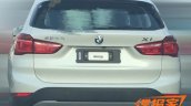 BMW X1 long-wheelbase rear spy shot