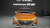 Hyundai Verna Concept front at the Auto China 2016 Live