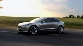 Tesla Model 3 official image front three quarters