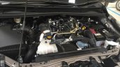 Toyota Innova Crysta 2.4 V engine bay spied at dealership