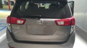 Toyota Innova Crysta 2.4 V rear spied at dealership