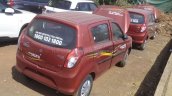 Maruti Alto 800 facelift rear dealer car spied