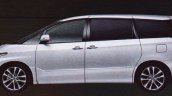 New leaks reveal the side of the 2017 Toyota Previa