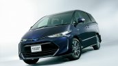 2016 Toyota Estima Hybrid (facelift) front three quarters studio image