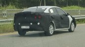2017 Kia Rio sedan spy shot