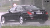 2017 Mercedes S-Class (facelift) rear three quarters left side spy shot