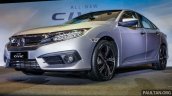 India-bound 2016 Honda Civic front three quarter launched in Malaysia