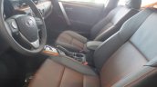 Toyota Corolla Altis X front seats