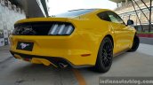2016 Ford Mustang GT in India rear bumper First Drive Review