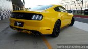 2016 Ford Mustang GT in India rear quarter First Drive Review