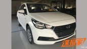 2017 Hyundai Verna front production leaked
