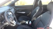 Nissan Kicks interior front seats