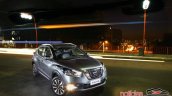 Nissan Kicks official image front three quarters night view