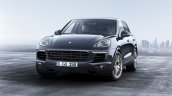 Porsche Cayenne Platinum Edition front three quarters