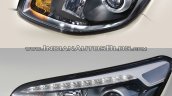 2016 Kia Soul (facelift) vs. 2014 Kia Soul headlamp