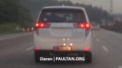 2016 Toyota Innova rear spy shot Malaysia
