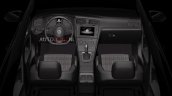 2017 VW Golf GTI (facelift) interior dashboard leaked image
