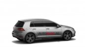 2017 VW Golf (facelift) rear three quarters leaked image