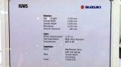 India-bound Suzuki Ignis with AMT spec sheet showcased at GIIAS