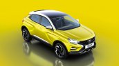 Lada XCODE Concept front three quarters elevated view