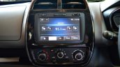Renault Kwid 1.0 MT center console First Drive Review