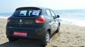 Renault Kwid 1.0 MT rear three quarter right First Drive Review