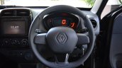 Renault Kwid 1.0 MT steering wheel First Drive Review