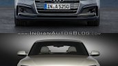 2017 Audi A5 Sportback vs. 2012 Audi A5 Sportback front