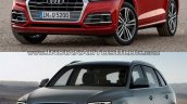 2017 Audi Q5 vs. 2013 Audi Q5 front three quarters second image