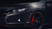 2017 Honda Civic Type R prototype headlight press shots