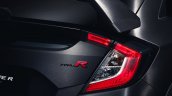 2017 Honda Civic Type R prototype taillight press shots
