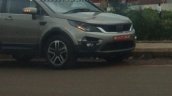 Uncamouflaged Tata Hexa front end spied