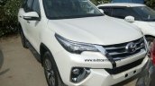 2016 Toyota Fortuner front spied uncamouflaged India
