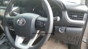 2016 Toyota Fortuner steering spied uncamouflaged India