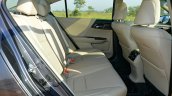 2017 Honda Accord Hybrid rear seat review