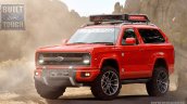 2020 Ford Bronco front three quarters rendering fifth image