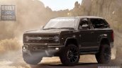 2020 Ford Bronco front three quarters rendering fourth image