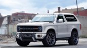 2020 Ford Bronco front three quarters rendering second image