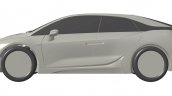 BMW i5 patent rendering left side